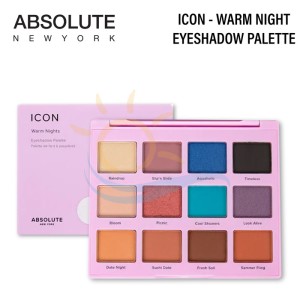 Absolute New York Icon Warm Nights Eyeshadow Palette