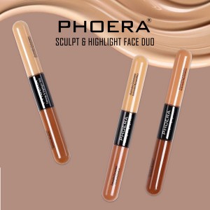 PHOERA Sculpt & Highlight Face Duo Concealer + Contour