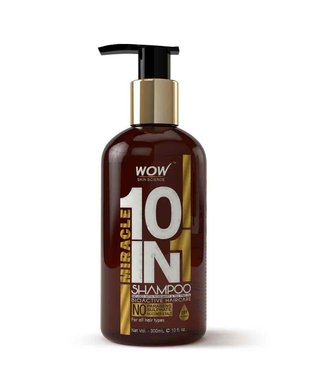 WOW Miracle 10 in 1 No Parabens & Sulphate Shampoo