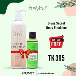 Divas Secret Body Emulsion with Free Freiyas Olive OIl