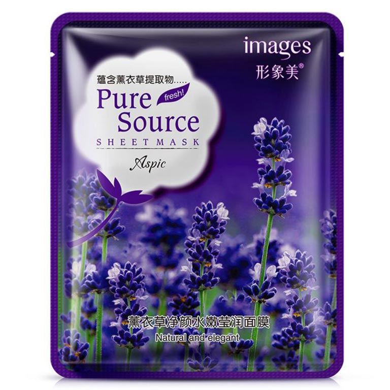 Image Pure Source Lavender Face Sheet Mask