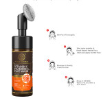 Khadi Natural Vitamin C Foaming Face Wash With In- Built Face Brush-150ml
