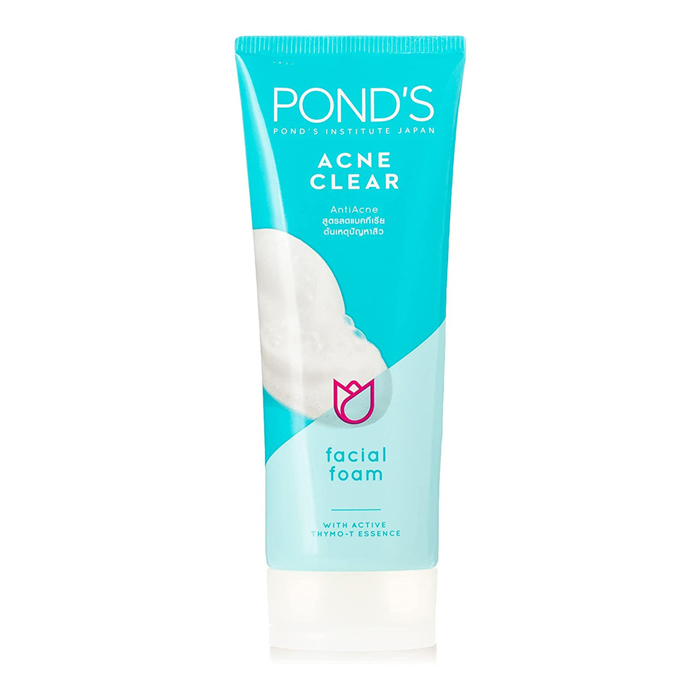 Ponds Acne Clear Facial Foam With Active Thymo-T Essence