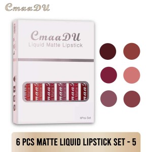 CmaaDu 6pcs Matte Liquid Lipstick Set - 5