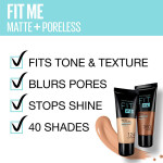 Maybelline Fit Me Matte + Poreless Liquid Tube Foundation (UK Version)