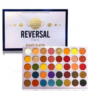 Beauty Glazed 40 Color Reversal Planet Eyeshadow Palette Matte texture