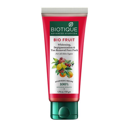 Biotique  Bio Fruit DePigmentation Tan Removal Face Pack , Expiry 10-/2023