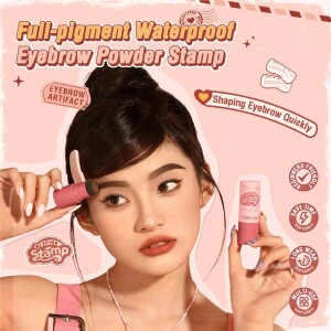E19 - Pink Flash Eyebrow Stamp