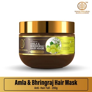 Khadi Natural Amla & Bhringraj Hair Mask - Parabens, Silicones, Sulphate & Color Free