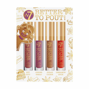 W7 Better To Pout Matte Liquid Lip Stick Gift Set