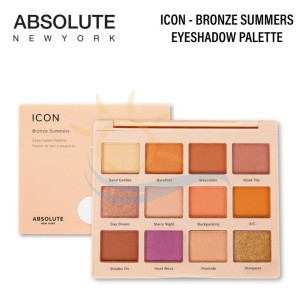 Absolute New York Icon Bronze Summers Eyeshadow Palette
