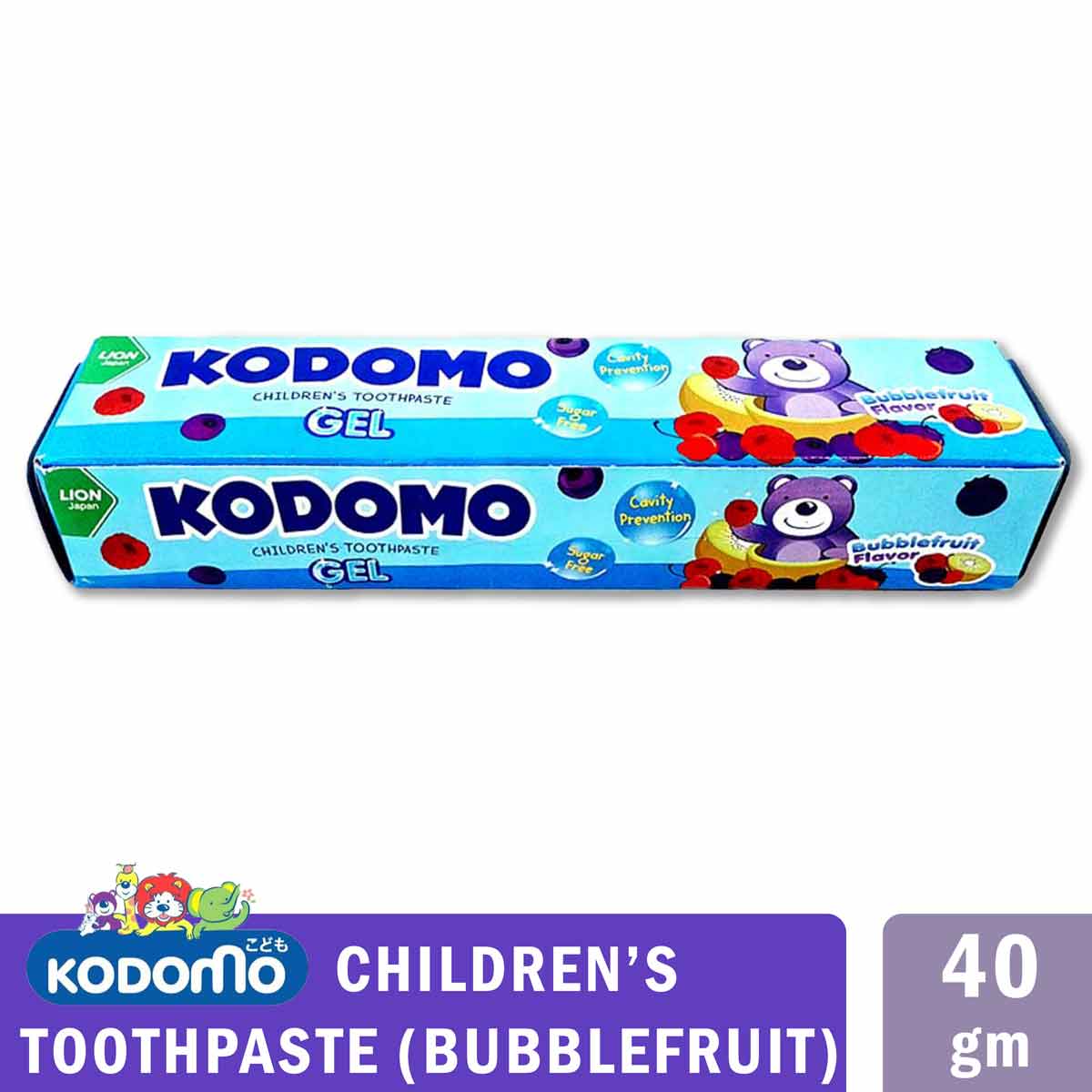 Kodomo Gel Toothpaste - Bubblefruit