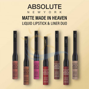 Absolute New York Matte Made in Heaven Liquid Lipstick & Liner Duo