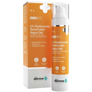 The Derma Co 1% Hyaluronic Sunscreen Aqua Gel