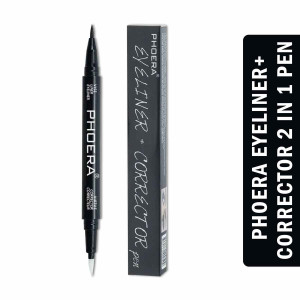Phoera Eyeliner + Corrector 2 In 1 Pen
