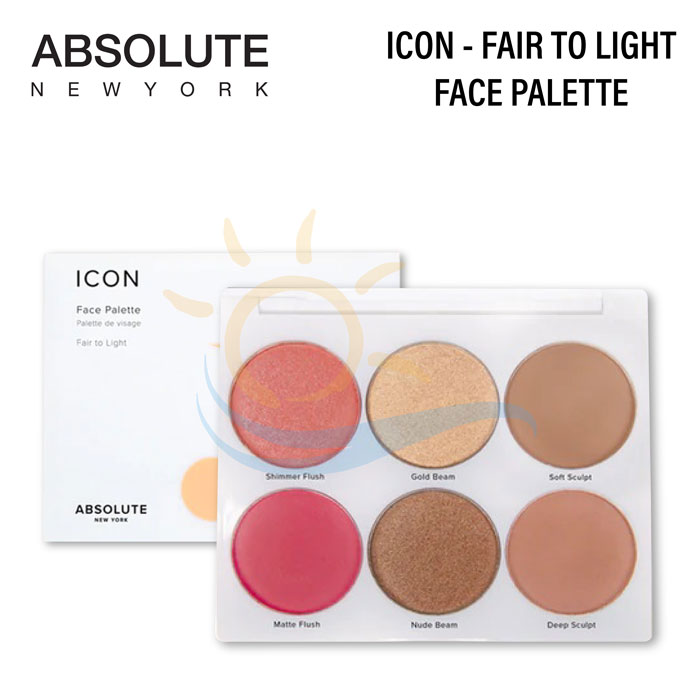 Absolute New York Icon Fair To Light Face Palette