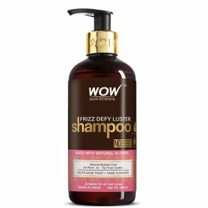 WOW Frizz Defy Luster No Parabens, Sulphate & Silicone Shampoo