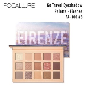 Focallure 15 Colour Eyeshadow Palette Go Travel #8 Firenze FA-100
