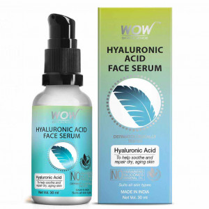 WOW Hyaluronic Acid Moisturising Face Serum - Soothing & Repairing Dry and Aging Skin - For All Skin Types