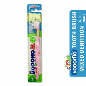 Kodomo Soft & Slim Tooth Brush - Pink - (6 - 9+yrs)