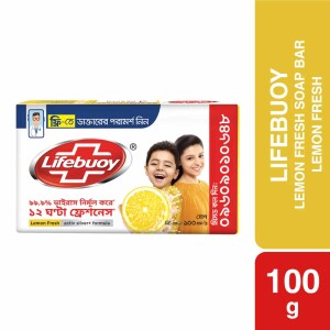 Lifebuoy Skin Cleansing Soap Bar Lemon Fresh 100g