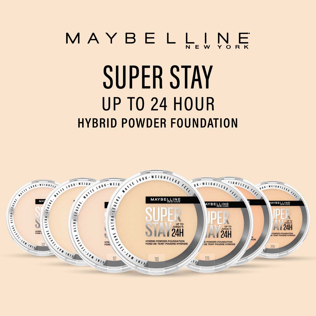 Super Stay® Up To 24Hr Hybrid Powder-Foundation - Maybelline