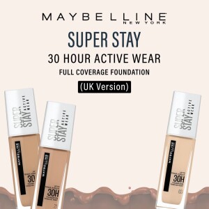 Maybelline Superstay 30 Hour Active Wear Full Coverage Foundation (UK Version)
