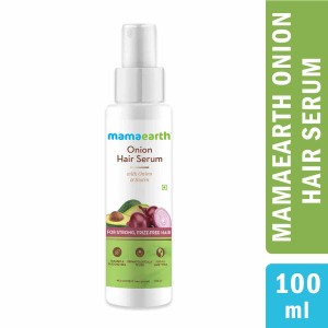 Mama Earth Onion Hair Serum with Onion and Biotin for Strong, Frizz-Free Hair (exp-08/2023)