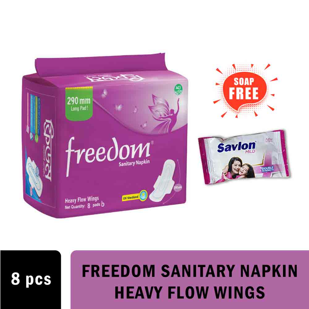 Freedom Heavy Flow Wings 8Pads