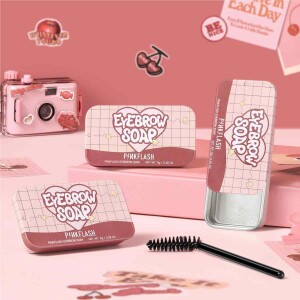 E14 - Pink Flash Eyebrow Soap