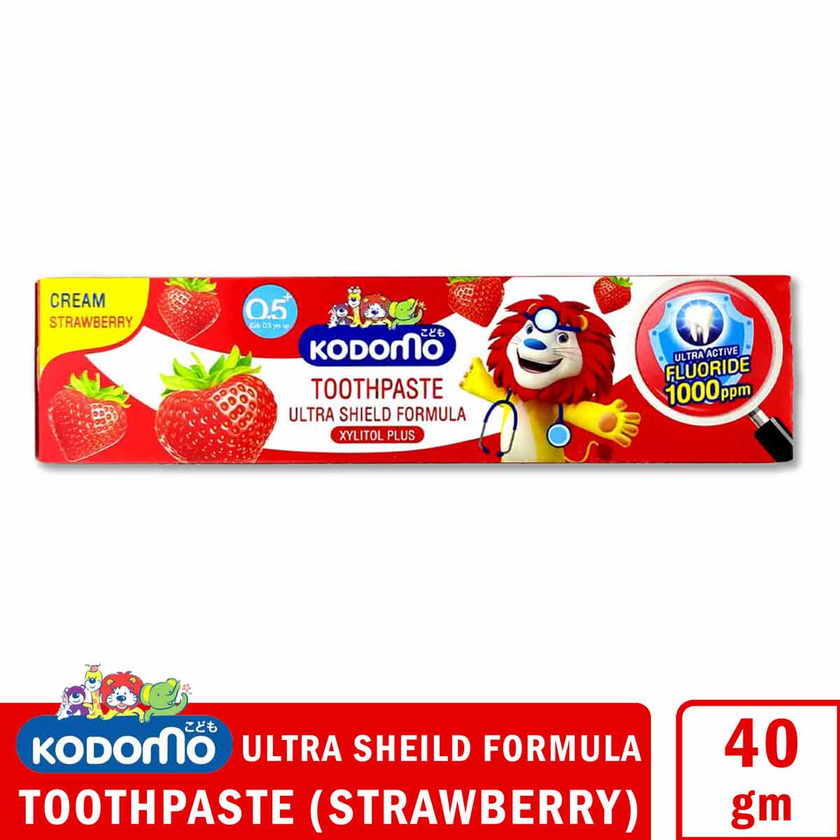 Kodomo Ultra Shield Toothpaste - Strawberry