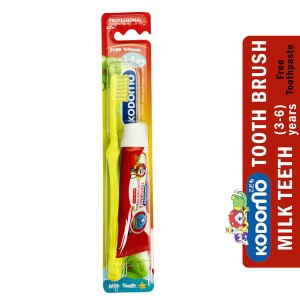 Kodomo Dental Kids Set - Yellow - (3 - 6yrs)