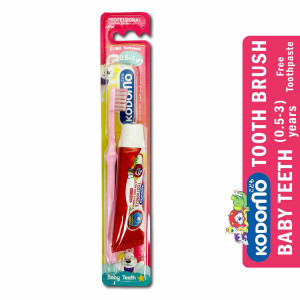 Kodomo Dental Kids Set - Pink - (0.5 - 3yrs)