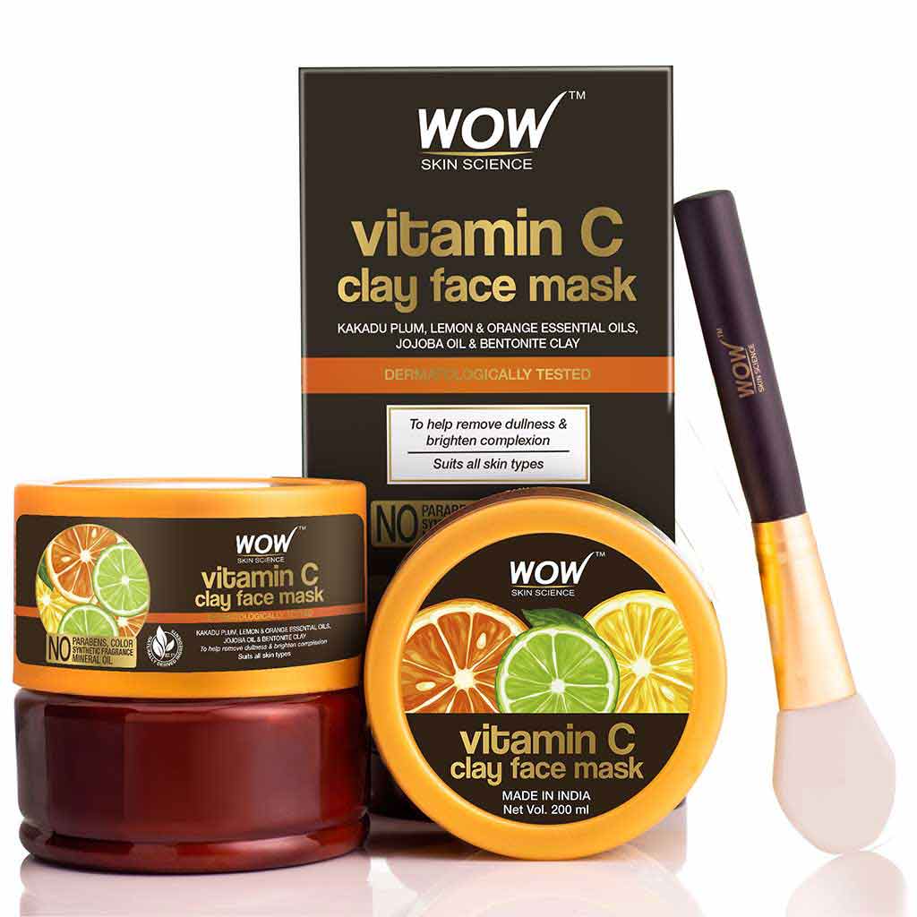 WOW Vitamin C Glow Clay Face Mask