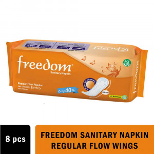 Freedom Regular Flow Popular Non Wings 8 Pads