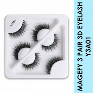 Magefy 3Pair 3D eyelashes Y3A01