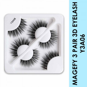 Magefy 3Pair 3D eyelashes Y3A06