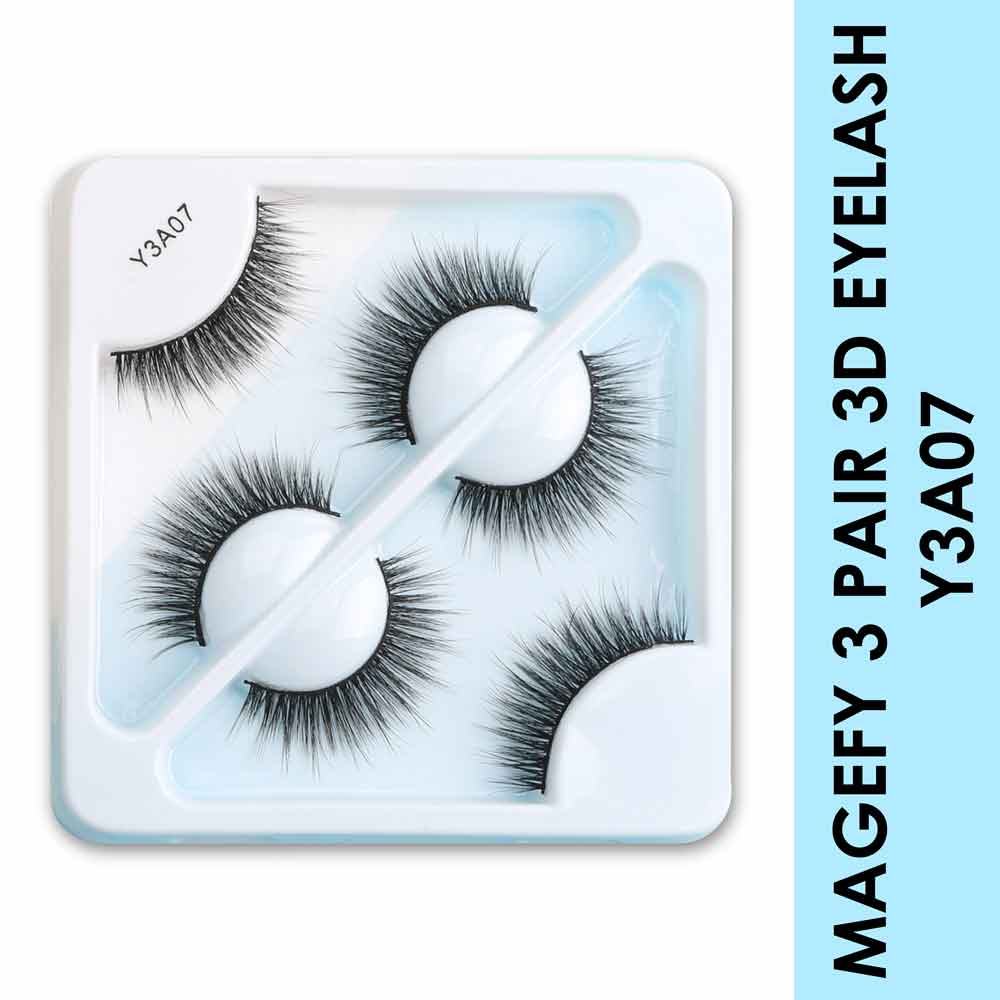 Magefy 3Pair 3D eyelashes Y3A07