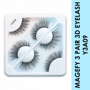 Magefy 3Pair 3D eyelashes Y3A09